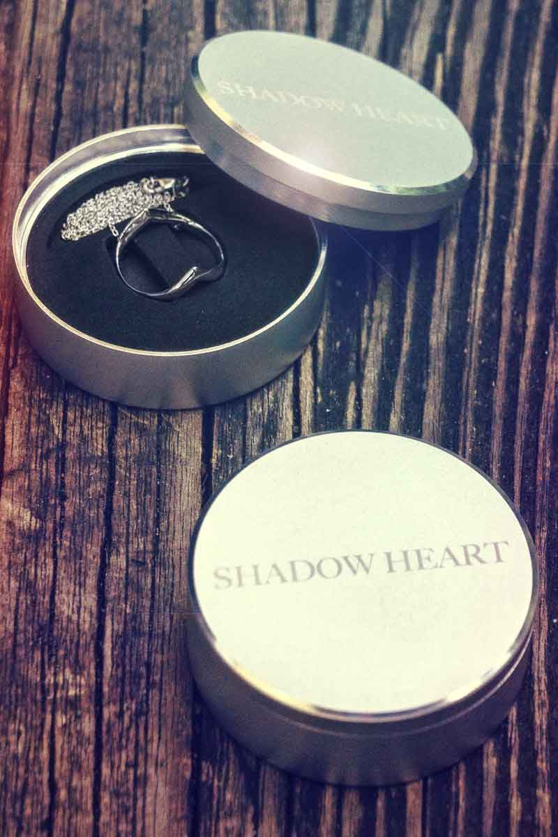 Shadow Heart comes in Aluminum case.